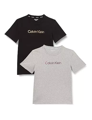 Calvin Klein 2 pz Tee Magliette S/S, Pvhblack/Greyheather