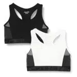 Calvin Klein 2Pk Bralette 659, Bambine e ragazze, Pvhblack/Pvhwhite