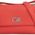 Calvin Klein Borsa Donna Pelle Sintetica, Rosso, Taglia Unica