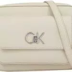 Calvin Klein Borsa per Fotocamera Re-Lock W/Flap, Crossover Donna