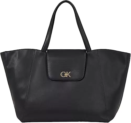 Calvin Klein Borsa Tote Bag Donna Re-Lock Shopper Media