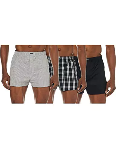 Calvin Klein Boxer lunghi da uomo, confezione da 3, multicolore
