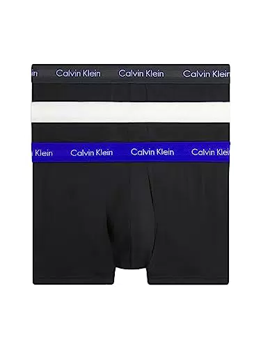 Calvin Klein Boxer Uomo Confezione da 3 Low Rise Trunks Cotone Elasticizzato
