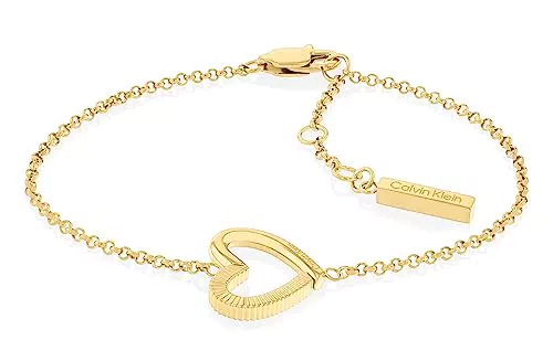 Calvin Klein Braccialetto a catena da donna Collezione MINIMALISTIC HEARTS Oro giallo - 35000388