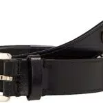 Calvin Klein Cintura Donna Cintura in Pelle, Nero, 95