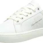 Calvin Klein Classic Cupsole Laceup Lth Wn, Sneaker Donna