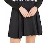 Calvin Klein Jeans Abito Donna Logo Elastic Maniche Lunghe