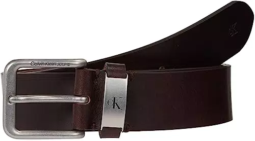 Calvin Klein Jeans Cintura Uomo Met Loop 4, 0 cm Cintura in Pelle
