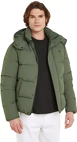 Calvin Klein Jeans Giacca Uomo Essentials Non Down Logo Giacca Invernale