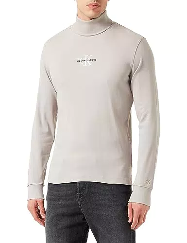 Calvin Klein Jeans Maglietta Maniche Lunghe Uomo Freefit Collo Alto