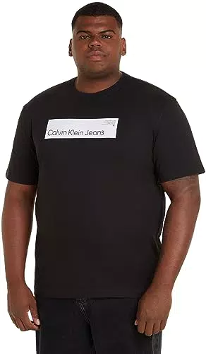 Calvin Klein Jeans T-Shirt con Logo Hyper Real Box Magliette S/S