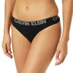 Calvin Klein Perizoma Donna Tanga, Nero, M