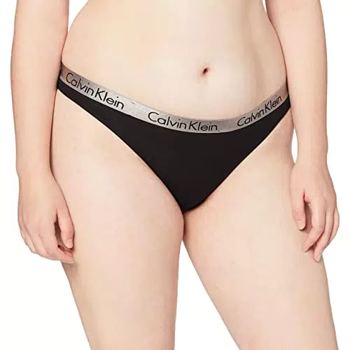 Calvin Klein Perizoma Donna Tanga, Nero, S