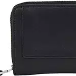 Calvin Klein Portafoglio Donna Zip Around Piccolo, Nero