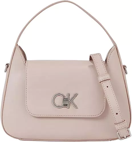 Calvin Klein Re-Lock Crossbody W/Flap SM, Crossover Donna