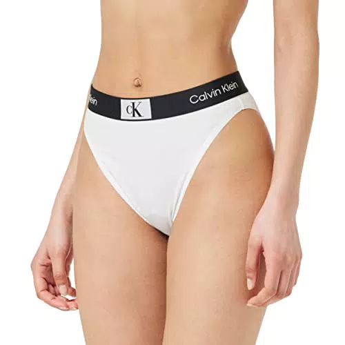 Calvin Klein Slip Brasiliana Donna High Waist Brazilian Vita Alta