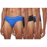 Calvin Klein Slip Uomo 3 Pack 3 PK Hip Brief Elasticizzati