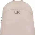 Calvin Klein Zaino Donna Re-Lock Backpack Piccolo, Grigio