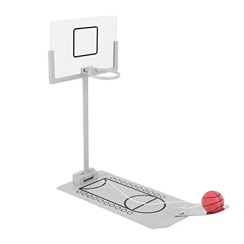 Canestro da Pallacanestro Giocattolo, Miniatura Ufficio Desktop Ornament Decorazione Basket Gioco Tavolo Finger Basketball Giocattoli Scrivania Ornamento per Fanati Amanti Adulti Bambini Regalo