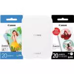 Canon Zoemini 2 stampante fotografica portatile a colori a batteria bianca + carta fotografica ZINK 5x7