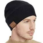 Cappello Bluetooth, Idee Regalo Natale Berretto Invernali Uomo Donna - Berretto Bluetooth 5.0 Musica Cappello Migliori Regali Natale con Cuffie Stereo e Microfono Viva Voce