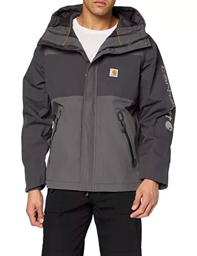 Carhartt Giacca da Pesca Uomo, Grigio, S