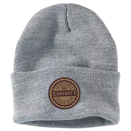Carhartt Knit Rugged Wear Patch Beanie Berretto Hat