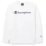 Champion Legacy Classic Logo, Felpa Bambini e ragazzi, bianco, 13/14 anni