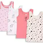 Chicco Set di Canottiere in cotone, Intimo Bambine e ragazze