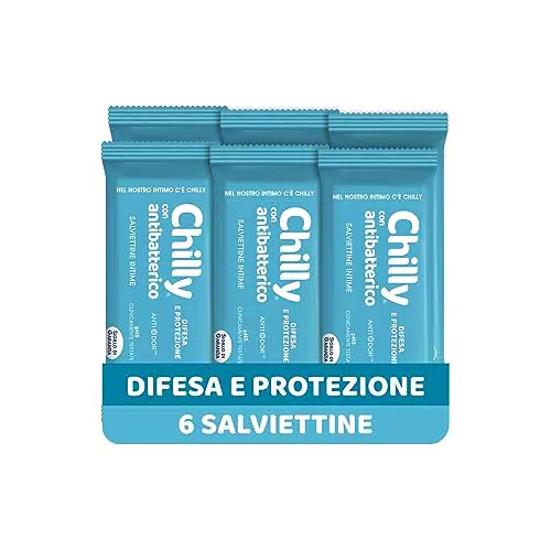 Chilly Salviettine con Antibatterico, Salviette per l'Igiene Intima