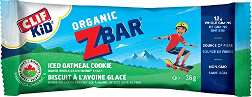 CLIF KID ZBAR BAKED ENERGY SNACKS - ORGANIC ZBar, Iced Oatmeal Cookie