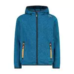 CMP - Giacca in Knit-Tech da bambini con cappuccio fisso