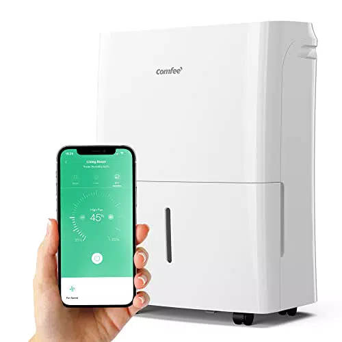 COMFEE' Deumidificatore 20L / 24h, Tanica da 3L, Controllo WIFI