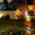 Comius Sharp Annaffiatoio Solare Luci, Lampade Solari Da Giardino All'Aperto Impermeabile Lampada Per Annaffiatoio Solare Ornamenti Da Giardino I Luci Solari Per Cortile Balcone（Colorato）