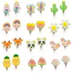 Comius Sharp Orecchini a Clip per Ragazze, 12 Paia di Orecchini a Clip per Ragazze