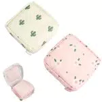 Comius Sharp Sacchetto Di Stoccaggio Per Tovaglioli Sanitari 2 PCS Borsa Del Kit Di Periodo Per La Scuola In Tamponi Femminili Mestruazioni Di Primo Periodo Borse Per Donne E Ragazze