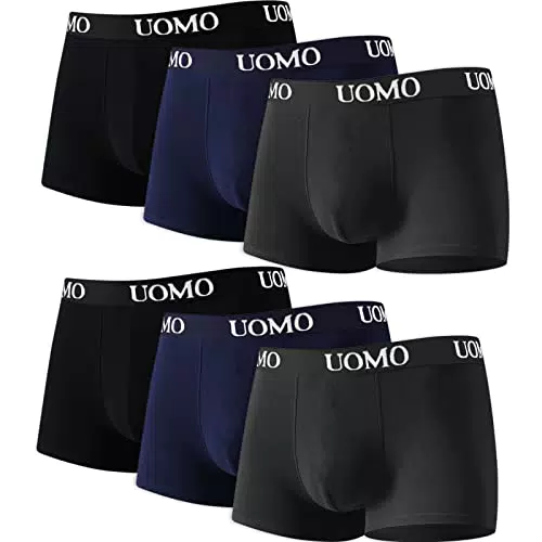 Confezione da 6 Pezzi, Boxer Uomo, Slip Comfortevole
