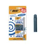 Confezione di 60 cartucce corte Bic, universali, colore blu