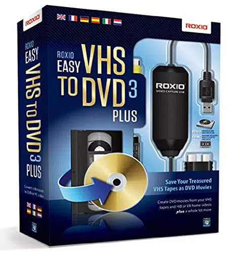 Corel Roxio Easy VHS to DVD 3 Plus scheda di acquisizione video USB 2.0