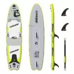Cressi Isup Complet Set - Solid Tandem Dc Isup Set, Kit Tavola SUP Facile da gonfiare Completo di Tutti gli Accessori Necessari per Uso e Trasporto