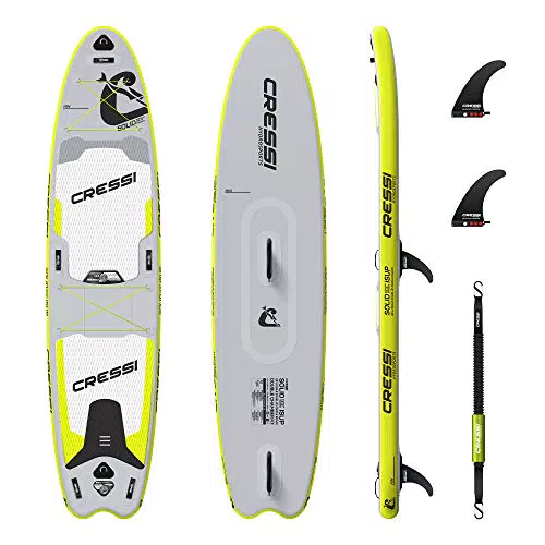 Cressi Isup Complet Set - Solid Tandem Dc Isup Set, Kit Tavola SUP Facile da gonfiare Completo di Tutti gli Accessori Necessari per Uso e Trasporto
