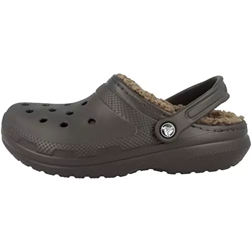 Crocs Classic Lined Clog, Zoccoli Unisex Adulto, Marrone