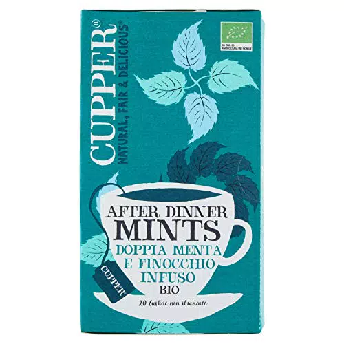 CUPPER After Dinner Mints Infuso Biologico con Doppia Menta e Finocchio
