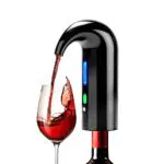 Decanter, Decanter Aeratore elettrico per vino Versatore rapido intelligente per aeratore per vino a un pulsante per accessori per regali di vino per feste di famiglia BBQ