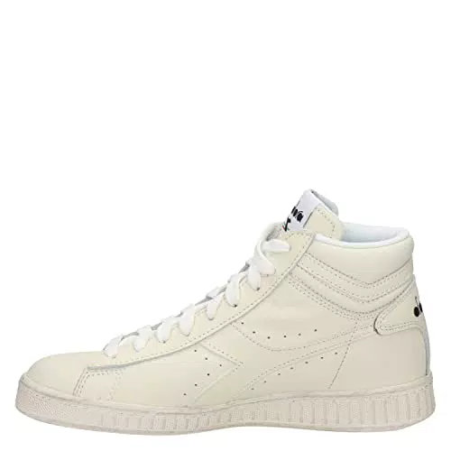 Diadora Game L High Waxed, Sneaker Unisex - Adulto, Bianco White White White