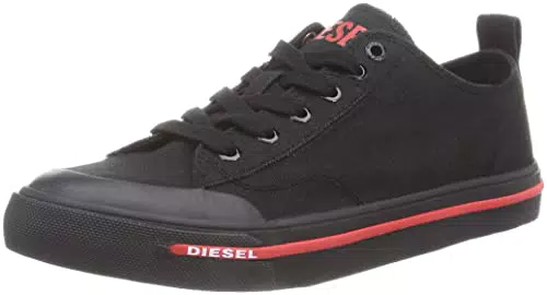 Diesel Athos S-athos Low, Sneaker Uomo, Nero