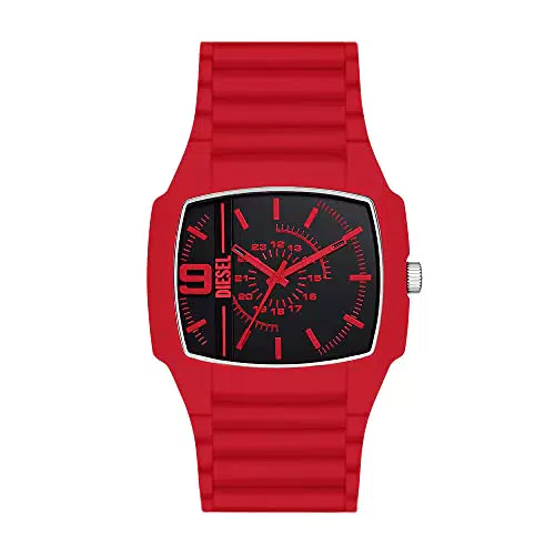 Diesel Orologio Cliffhanger 2.0 da uomo, movimento al quarzo a tre lancette