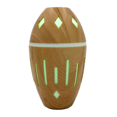 Diffusore di Oli Essenziali da 300ml-Umidificatore Ambiente Silenzioso-Diffusore Profumo Ambiente Elettrico con 7 Diverse Colorazioni di Luce Led Touch-Idee Regalo