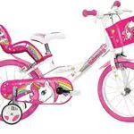 Dino Bikes 164R-UN, bicicletta con motivo unicorno, con ruote da 16