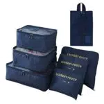 Divisori Valigia, 7 pezzi Organizer per Valigia Contenitori per Valigia Impermeabile Leggero Bagagli Borse di Stoccaggio Imballaggio Cubo di Viaggio Cubi di Imballaggio